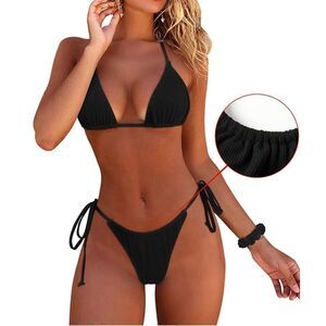 NWT Womens Brazilian Bikini w/ matching Scrunchie